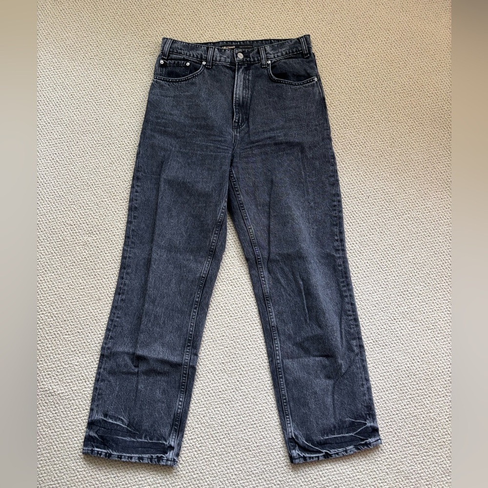 GRLFRND black jeans, straight leg